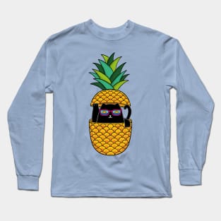 Cat Pineapple Long Sleeve T-Shirt